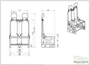 Mobiframe - Rear Bench Frame - SAF04T