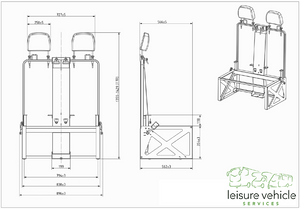 Mobiframe - Rear Bench Frame - SAF04T